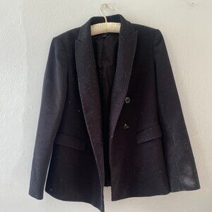 Ann Taylor | Twill Blazer (Black)